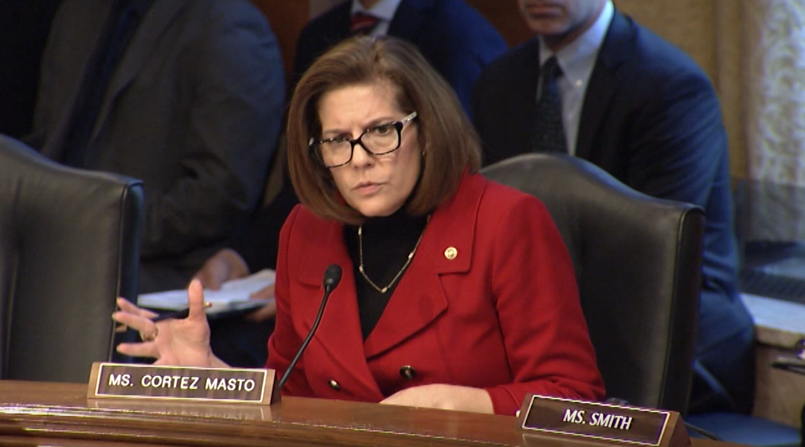 Cortez Masto at Indian Affairs 